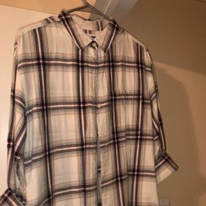 NWOT Old Navy Boyfriend Flannel